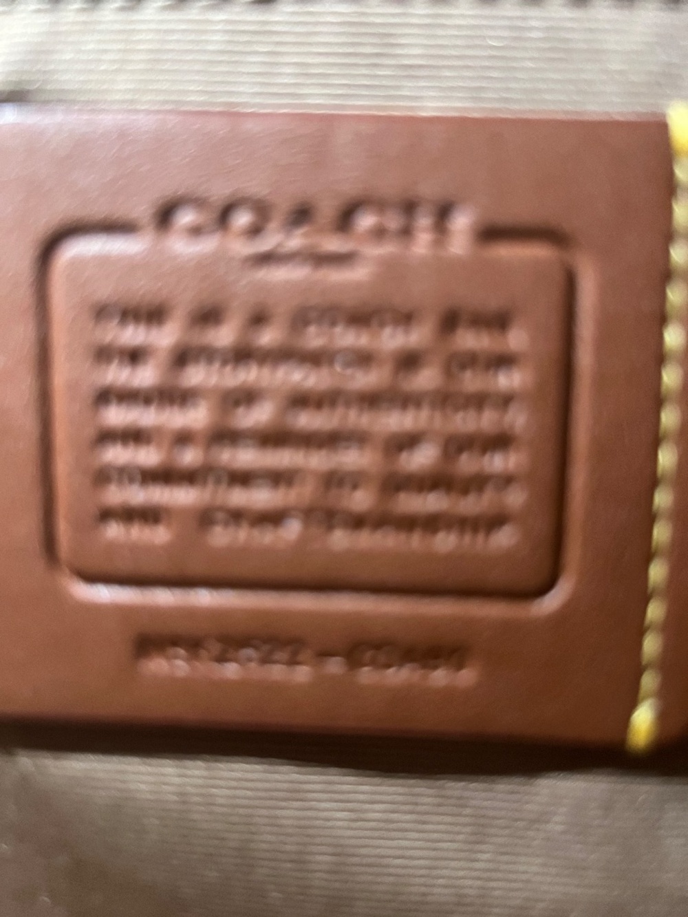 LIKE NEW Coach Rowan Pastel Rainbow Multicolor Signature Satchel Bag - Picture 13 of 13
